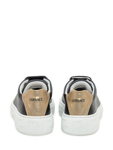 Versace Kids Black Sneakers with Gold Detail - Collezione Happy Birthday | Lidia Shopping