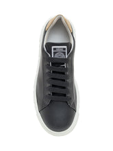 Versace Kids Black Sneakers with Gold Detail - Collezione Happy Birthday | Lidia Shopping