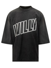 Willy Chavarria Black Oversized Logo T-Shirt - Collezione Happy Birthday | Lidia Shopping