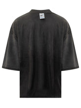 Willy Chavarria Black Oversized Logo T-Shirt - Collezione Happy Birthday | Lidia Shopping