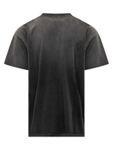 Willy Chavarria Black T-Shirt with Vintage Graphic Print - Collezione Happy Birthday | Lidia Shopping