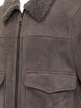 Giocasta Suede Shearling Jacket with Shearling Collar - Collezione Happy Birthday | Lidia Shopping