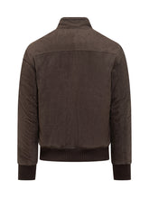 Dfour Brown Suede Jacket with High Collar - Collezione Happy Birthday | Lidia Shopping