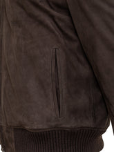 Dfour Brown Suede Jacket with High Collar - Collezione Happy Birthday | Lidia Shopping