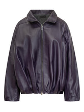 Giocasta Giacca in Pelle Viola - Abbigliamento Donna | Lidia Shopping
