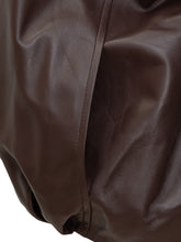 Giocasta Giacca in Pelle Marrone - Abbigliamento Donna | Lidia Shopping