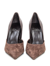 Brown Leather and Suede Pumps - Collezione Happy Birthday | Lidia Shopping