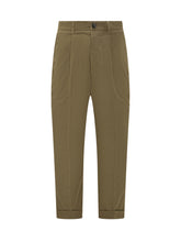 Incotex Pantaloni Verde con Pinces - Abbigliamento Uomo | Lidia Shopping