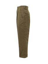 Incotex Pantaloni Verde con Pinces - Abbigliamento Uomo | Lidia Shopping