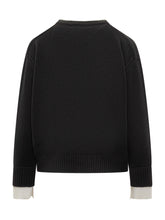 Vanisè Maglia Girocollo in Merino Extrafine e Cashmere - Abbigliamento Donna | Lidia Shopping