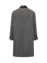 Grey Coat with Contrast Collar Studio Nicholson - Collezione Happy Birthday | Lidia Shopping