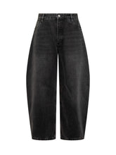 Studio Nicholson Black Barrel Fit Jeans - Collezione Happy Birthday | Lidia Shopping