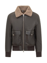 Dfour Shearling Jacket with Contrast Shearling Collar - Collezione Happy Birthday | Lidia Shopping
