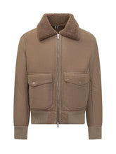 Dfour Suede Shearling Jacket with Shearling Collar - Collezione Happy Birthday | Lidia Shopping