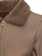 Dfour Suede Shearling Jacket with Shearling Collar - Collezione Happy Birthday | Lidia Shopping