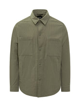 Boss Green Cotton Overshirt with Front Pockets - Boss | Lidia Shopping