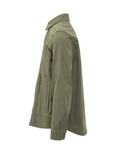 Boss Green Cotton Overshirt with Front Pockets - Boss | Lidia Shopping