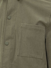 Boss Green Cotton Overshirt with Front Pockets - Boss | Lidia Shopping