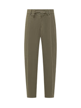 Boss Green Cotton Pants with Drawstring - Boss | Lidia Shopping