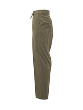 Boss Green Cotton Pants with Drawstring - Boss | Lidia Shopping