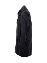 Boss Wool Coat Blue with Zip Detail - Boss | Lidia Shopping
