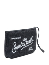 MC2 Saint Barth Aline Lurex Black Pouch - Collezione Happy Birthday | Lidia Shopping