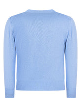 MC2 Saint Barth Light Blue Sweater with Slogan - Black Friday – ENG | Lidia Shopping