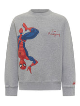 Felpa Grigia con Stampa Spiderman MC2 Saint Barth - Abbigliamento Bambini | Lidia Shopping