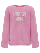 Maglione Rosa con Scritta Vado Dai Nonni MC2 Saint Barth - Abbigliamento Bambini | Lidia Shopping