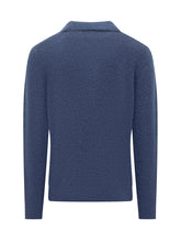 Saint Barth Blue Sweater with Collar - Collezione Happy Birthday | Lidia Shopping