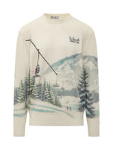 St. Barth Winter Time Mountain Print Sweater - Christmas Party Outfits Men | Lidia Shopping