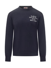 Saint Barth Blue Cortina Embroidered Sweater - Collezione Happy Birthday | Lidia Shopping