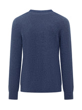 Saint Barth Blue Melange Crewneck Sweater - Collezione Happy Birthday | Lidia Shopping