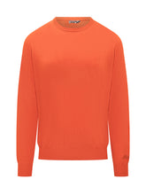 Saint Barth Orange Crewneck Sweater - Collezione Happy Birthday | Lidia Shopping
