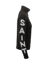 MC2 Saint Barth Black Wool Turtleneck with Cable Knit - Collezione Happy Birthday | Lidia Shopping
