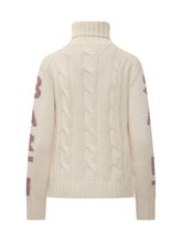 MC2 Saint Barth Ivory Turtleneck with Cable Knit - Collezione Happy Birthday | Lidia Shopping
