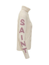 MC2 Saint Barth Ivory Turtleneck with Cable Knit - Collezione Happy Birthday | Lidia Shopping