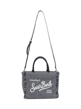 Grey Tweed Bag Dreaming Of Saint Barth - Mc2 Saint Barth | Lidia Shopping