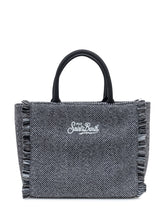 Grey Tweed Bag Dreaming Of Saint Barth - Mc2 Saint Barth | Lidia Shopping