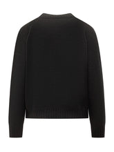 MC2 Saint Barth Black Sweater with Pink Heart - Collezione Happy Birthday | Lidia Shopping