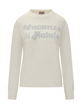 Vacanze di Natale White Logo Crewneck Sweater - Collezione Happy Birthday | Lidia Shopping