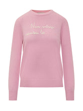 MC2 Saint Barth Pink Sweater with Wording - Collezione Happy Birthday | Lidia Shopping