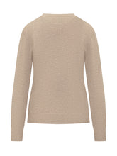 St. Barth Beige Sweater with Splendida Splendente Writing - Collezione Happy Birthday | Lidia Shopping