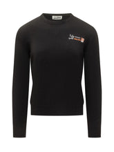 Saint Barth Black Sweater with Fun Embroidery - Collezione Happy Birthday | Lidia Shopping
