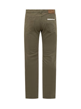 Incotex Military Green Cotton Jeans - Collezione Happy Birthday | Lidia Shopping