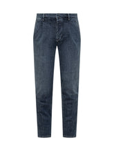 Blue Pleated Jeans Incotex - Collezione Happy Birthday | Lidia Shopping