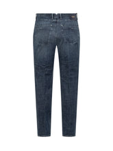 Blue Pleated Jeans Incotex - Collezione Happy Birthday | Lidia Shopping