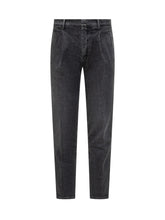 Grey Pleated Jeans Incotex - Collezione Happy Birthday | Lidia Shopping
