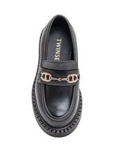 Twin-Set Black Loafers with Metal Detail - Collezione Happy Birthday | Lidia Shopping
