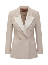 Marella Assoluto Double-Breasted Blazer with Contrast Lapels - Collezione Happy Birthday | Lidia Shopping